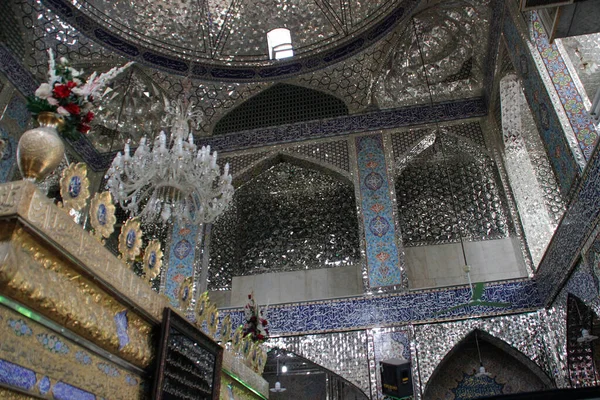 De erfenis van Perzië Jameh Moskee van Yazd. Elementen van rijke d — Stockfoto
