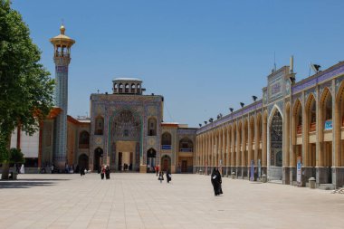 Shiraz, Iran mosque - May 14, 2017: the ancient city of Shiraz w
