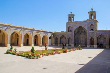 Shiraz, Iran mosque - May 14, 2017: the ancient city of Shiraz w