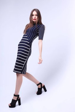 zarif kadın moda elbise