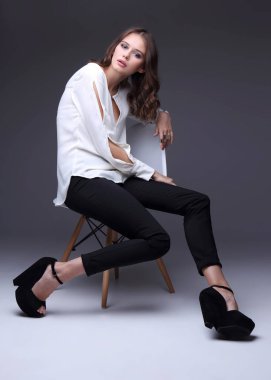 zarif Bayan Beyaz bluz