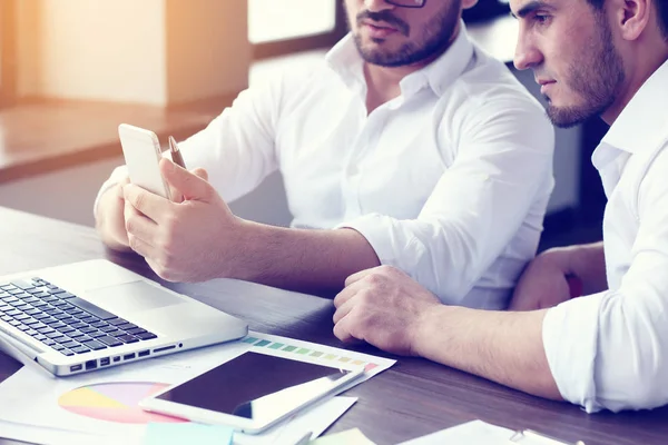 Businessmen working at office — Stock Photo, Image