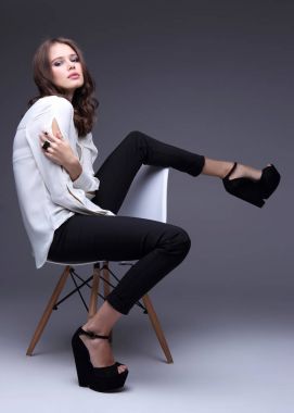 zarif Bayan Beyaz bluz