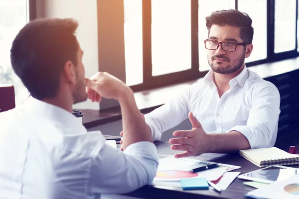 Businessmen working at office — Stock Photo, Image