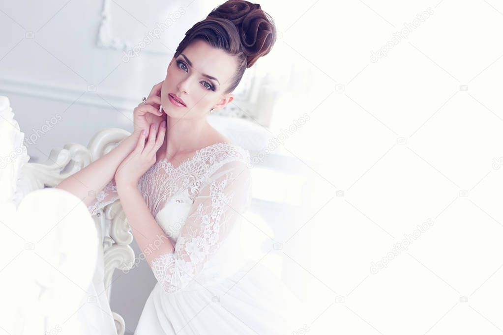 young gorgeous bride 