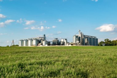 Granary asansörü. İK için tarım ve imalat fabrikası