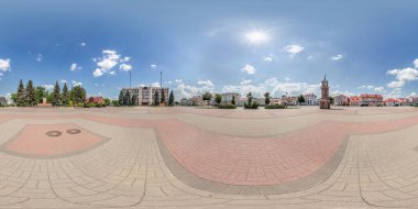 Schuchin, Belarus - Mayıs 2019: tam dikişsiz küresel hdri panor