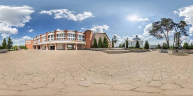 Schuchin, Belarus - Mayıs 2019: tam dikişsiz küresel hdri panor