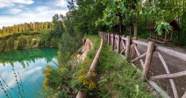 Mała Planeta Transformacja Krzywizną Przestrzeni Abstrakcyjne Skręcanie Wirowanie Pełnej Panoramy — Wideo stockowe