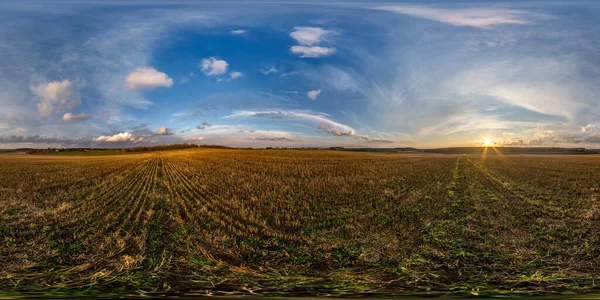 Panorama Hdri Esférico Sem Emenda Completo 360 Graus Vista Ângulo — Fotografia de Stock