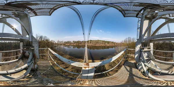 Volledige Naadloze Sferische Hdri Panorama 360 Hoek Graden Uitzicht Toren — Stockfoto