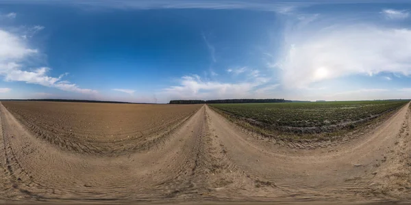 Tam Pürüzsüz Küresel Hdri Panorama 360 Derece Açılı Görünüm Ilkbahar — Stok fotoğraf