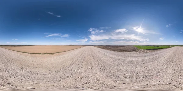 Pełna Bezszwowa Sferyczna Panorama Hdr 360 Stopni Kąt Widzenia Białym — Zdjęcie stockowe