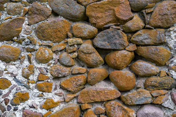Superficie Vecchio Muro Enormi Pietre Edificio Distrutto — Foto Stock