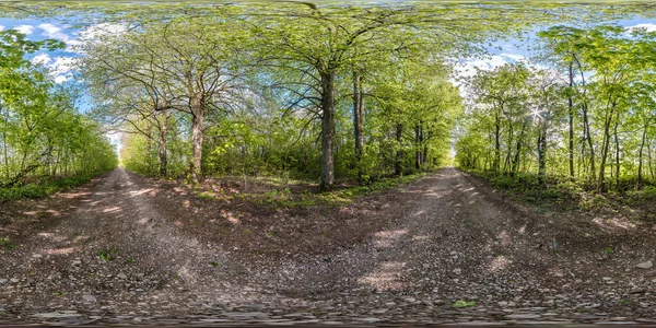 Πλήρης Απρόσκοπτη Σφαιρική Άποψη Hdri 360 Μοίρες Γωνία Κανένα Δρόμο — Φωτογραφία Αρχείου