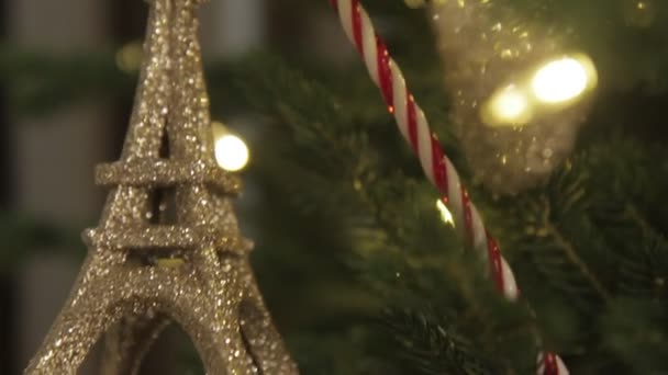 Karácsonyi Hangulat Ajándékok Alatt — Stock videók