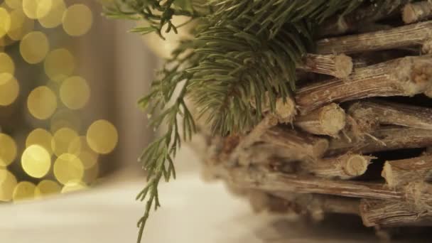 Kerstsfeer Cadeaus Onder Boom — Stockvideo