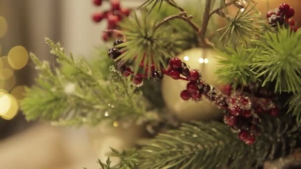 Świąteczny Nastrój Prezenty Pod Drzewem — Wideo stockowe
