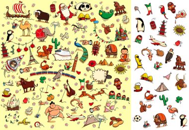 Dünya seyahat görsel oyun: bazı öğeleri bulun! Gizli La çözüm