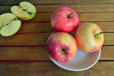  elma, elma küçük bir grup yakın çekim