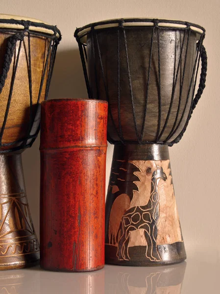 Tambor, instrumento de percusión, Senegal —  Fotos de Stock