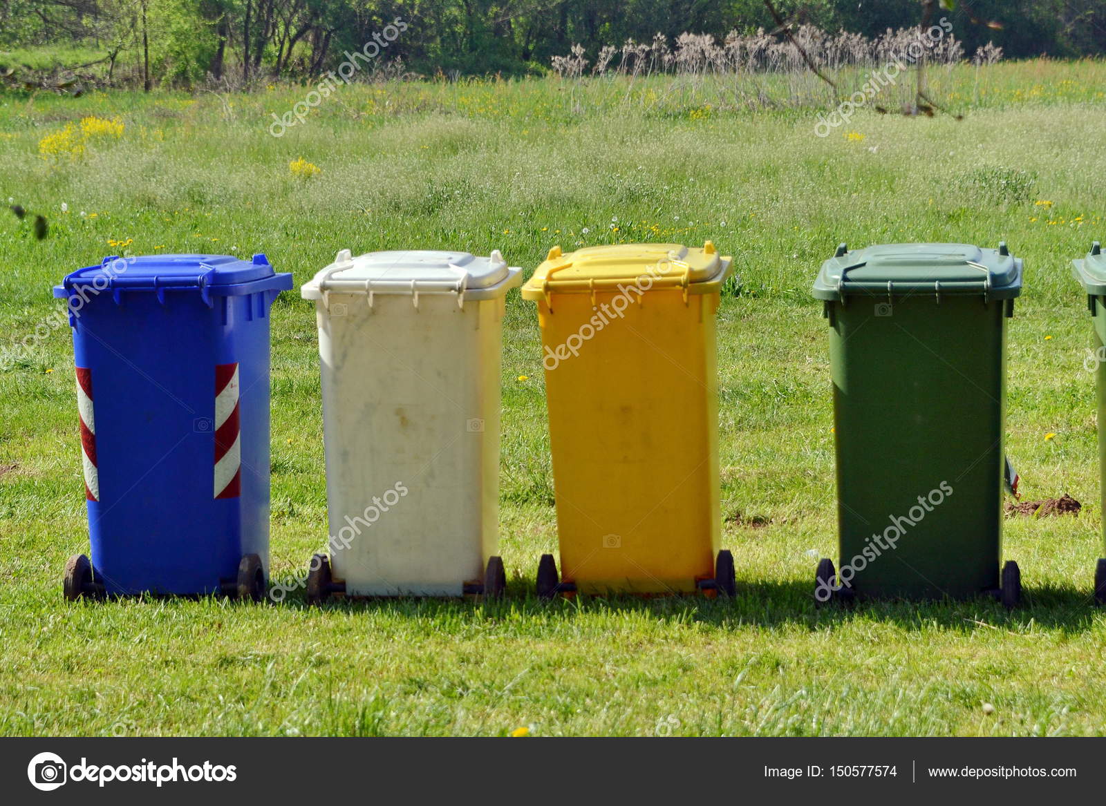 Containers, for, waste collection, recycle Stock Photo by ©luciopepi