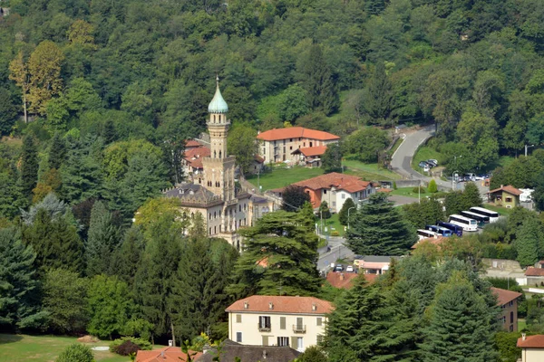 Blick auf den orta-see, italien — Stockfoto