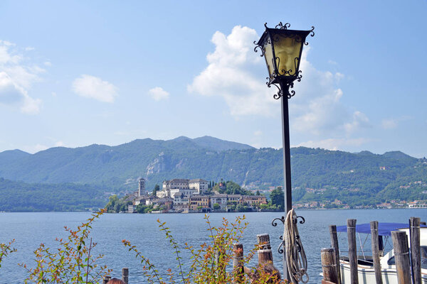Photographic series of views of Lake Orta, with views of the island of San Giulio