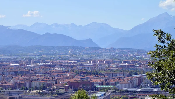 Turin, vista da colina . — Fotografia de Stock