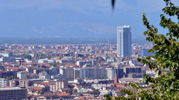 Turin, vista da colina . — Fotografia de Stock