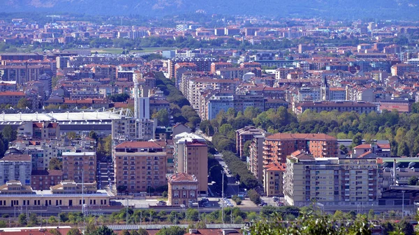 Turin, tepenin görünümünden. 