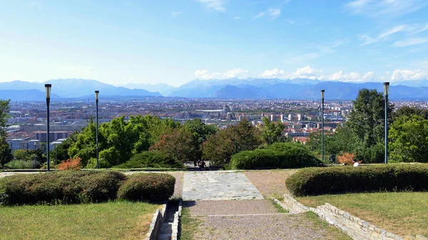 Turin, vista da colina . — Fotografia de Stock