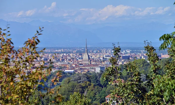 Turin, vista da colina . — Fotografia de Stock