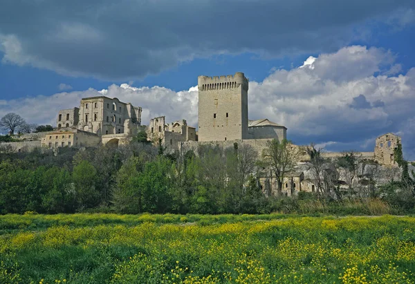 Zniszczony Abbaye Montmajour Wsi Pobliżu Arles Często Odwiedzane Malowane Przez — Zdjęcie stockowe
