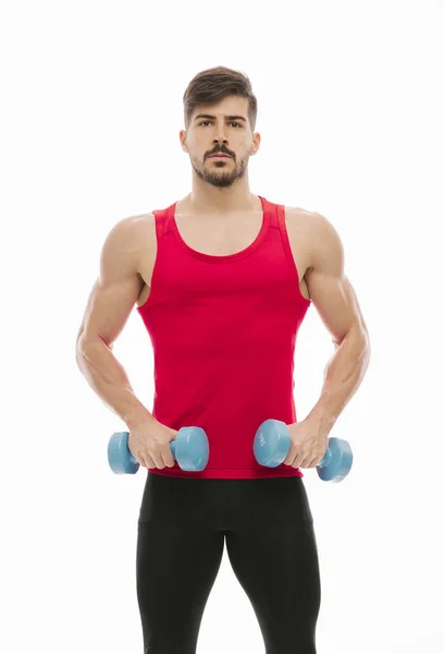 Stilig Athletic Man Fitness Modell — Stockfoto