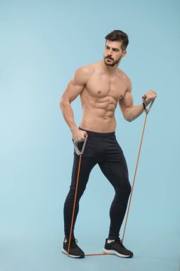 Yakışıklı Atletik Adam Fitness Modeli 