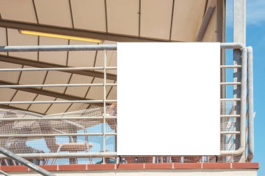 menü kafesi bilgisi için boş alanı olan maket görüntüleme