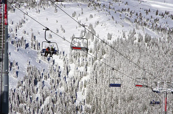 füniküler demiryolu kış dağlarında dağ Kayak Merkezi Kopaonik, Sırbistan