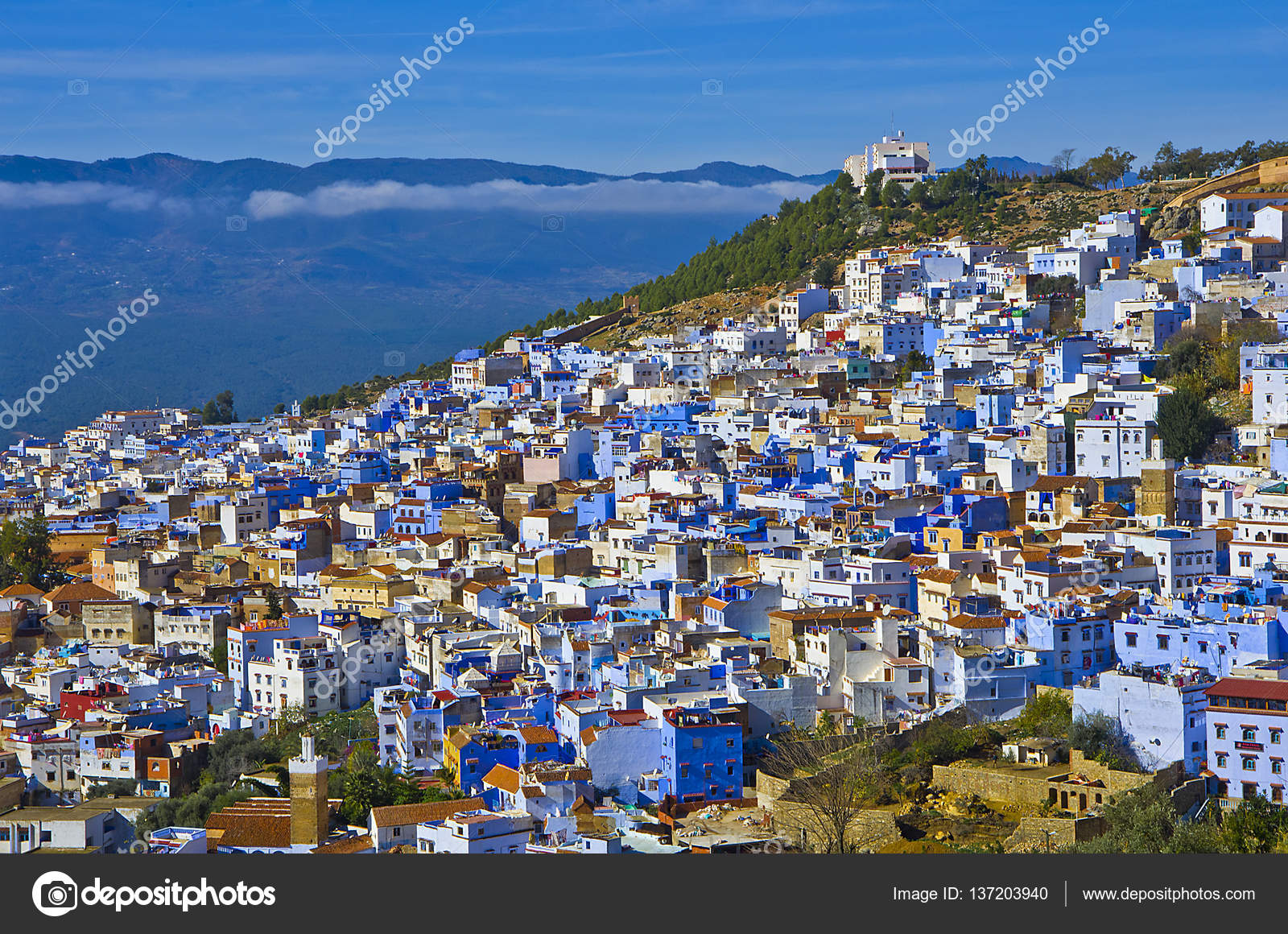 Chefchaouen, the blue city, Morocco — Stock Photo © Irinaskr 137203940