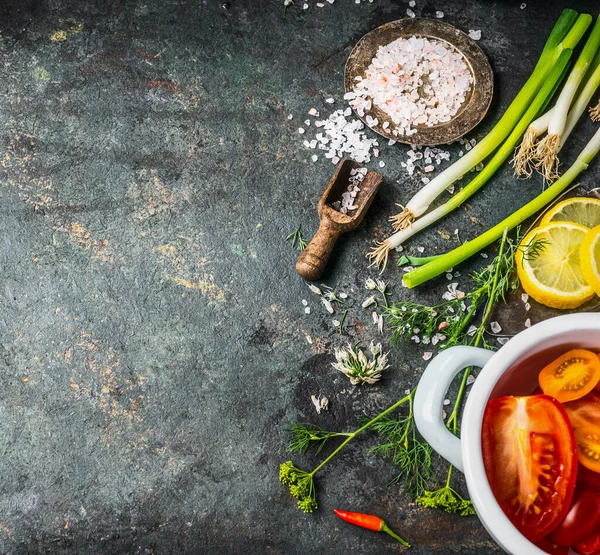 Contexte Alimentaire Pour Des Recettes Cuisine Saines Diététiques Végétariennes Avec — Photo