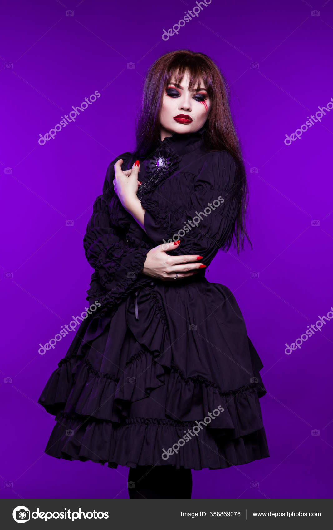 American top gothic dress