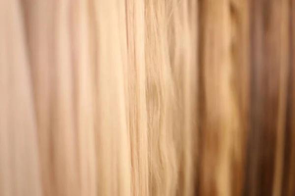 Jednorodna Struktura Włosów Rozszerzenie Produkcja Peruk — Zdjęcie stockowe