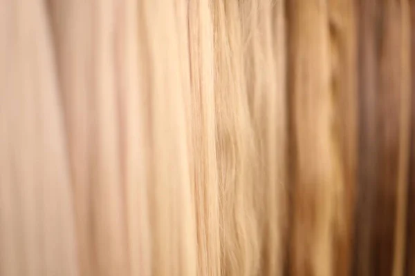 Homogene Haarstruktur Extension Die Herstellung Von Perücken — Stockfoto