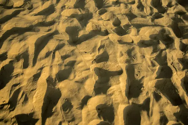 Alto Contraste Textura de areia na praia — Fotografia de Stock