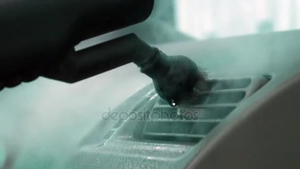 Levegő autó tisztítása autó — Stock videók