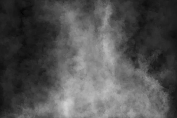 Kabut atau Asap di Latar Belakang Hitam — Stok Foto
