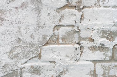 Beyaz tuğla ve çimento arka plan dokusu 