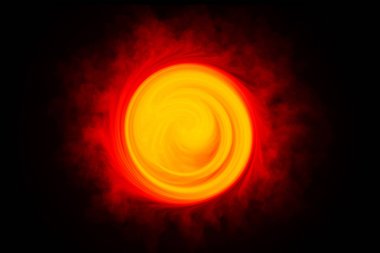 Renkli güneş gibi Soyut dışavurumculuk arka plan bakmak