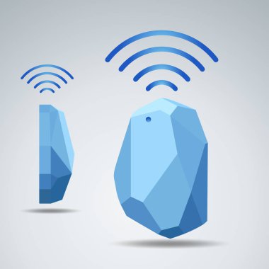 Ev ve ofis vektör tasarım işaret aygıtı radar. Kullanım için tüm s