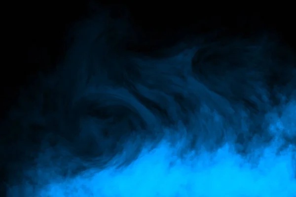 Efek kabut atau asap pada latar belakang hitam — Stok Foto